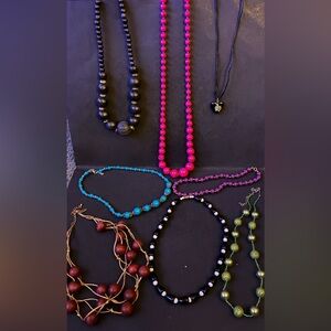 Lot of 8 Vintage Beaded Necklaces